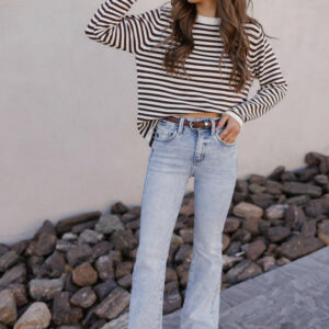 Long Sleeve Striped Sweater