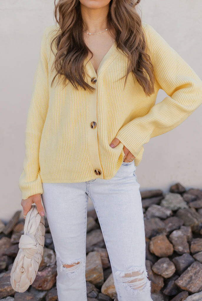 Ribbed Button Front Cardigan - Image 11