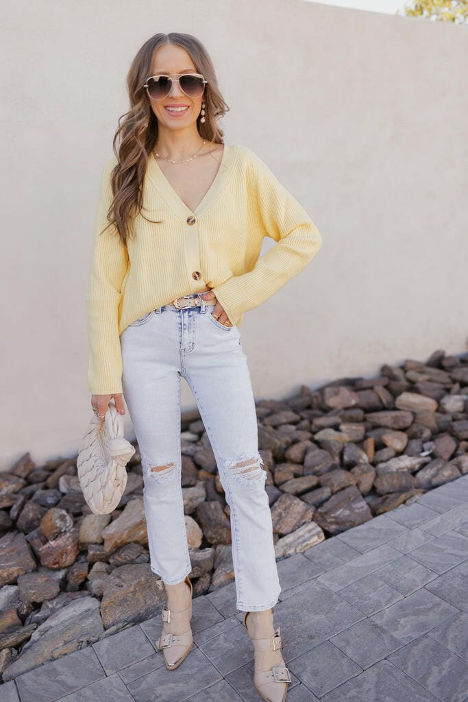Ribbed Button Front Cardigan - Image 13